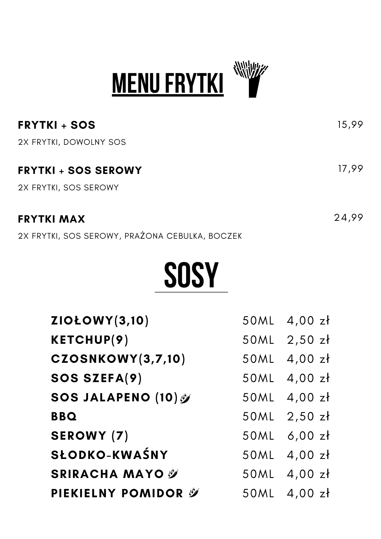 Menu BestBeefBurgers — strona 4