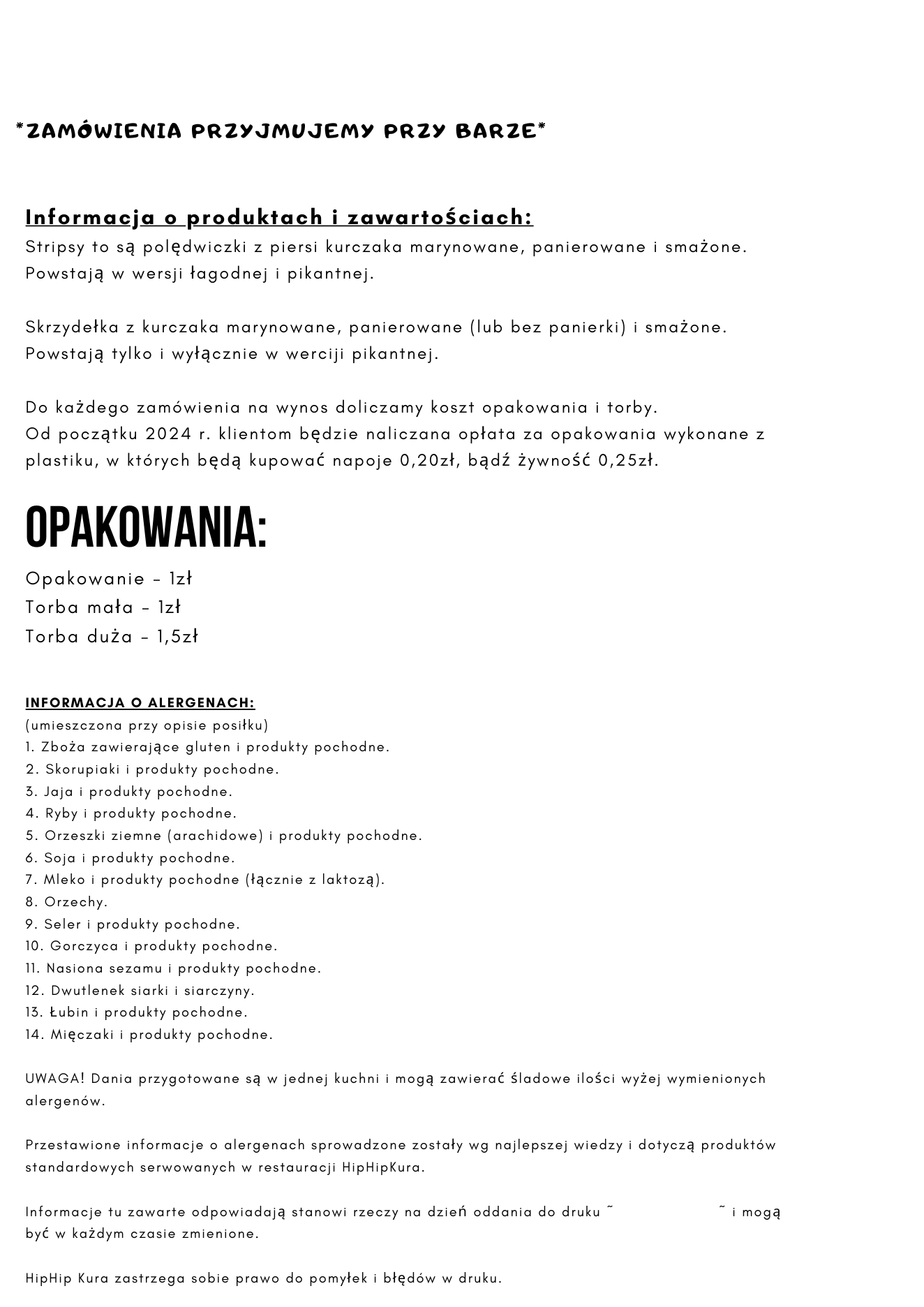 Menu BestBeefBurgers — strona 6