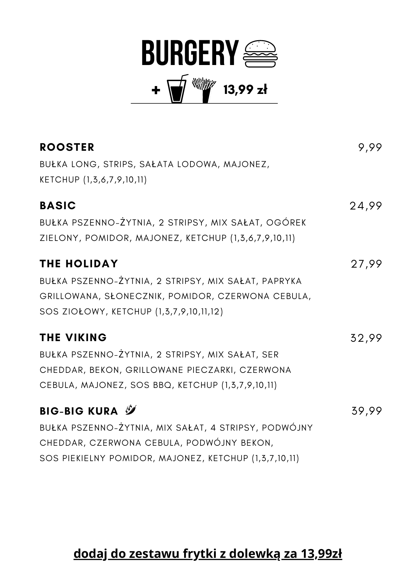 Menu HipHipKura — strona 2