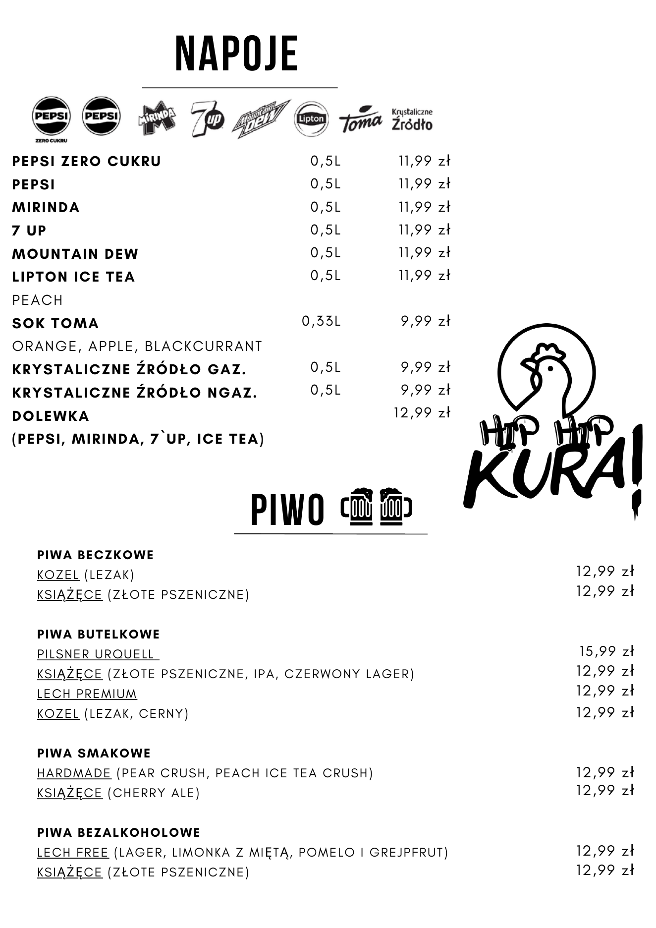 Menu HipHipKura — strona 12